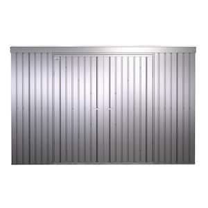 Elite 10 ft. W x 4 ft. D Galvalume Metal Premium Vented Corrosion Resistant Steel Storage Shed 35 sq. ft.