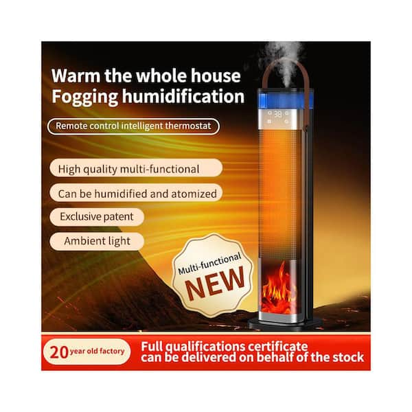 Jushua 22.6 in. H Tower Electric Infrared Forced Air Heater with