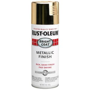 Rust-Oleum 313142-6PK Stops Rust Metallic Spray Paint, 11 oz, Champagne Bronze, 6 Pack