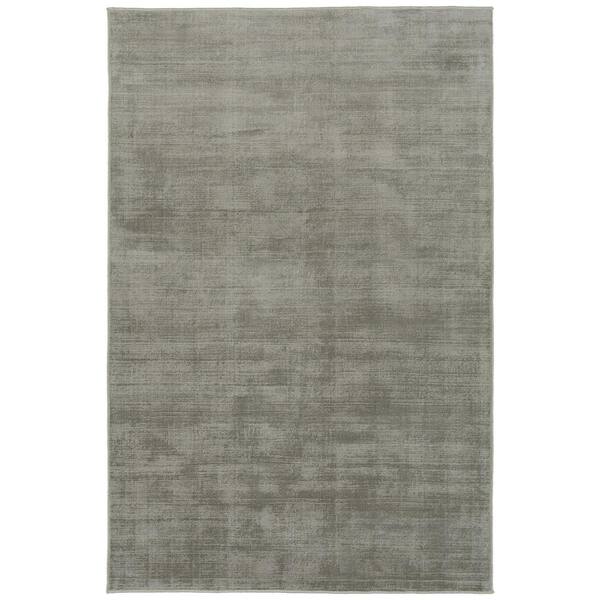 Kaleen Shiny Taupe 9 ft. x 12 ft. Solid Color Area Rug