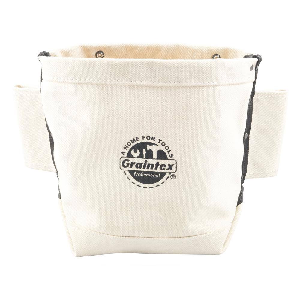 5 in. Large Pocket Nut and Bolt Tool Bag with Tunnel Loops for Belt in Heavy-Duty Canvas price history on PriceWatchPro