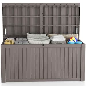 180 Gal. Waterproof Resin Outdoor Storage Deck Box
