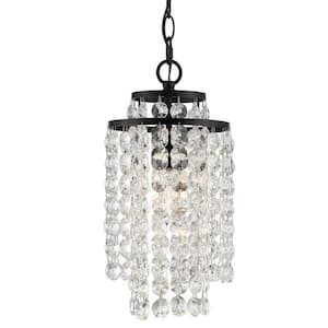 ALOA DECOR 14 in. 3-Light Statement Tiered Capiz Shells Chandelier in Matte  Black for Kitchen Island 7001D30MB - The Home Depot
