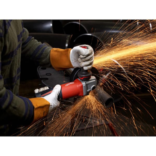 13 Amp 6 in. Small Angle Grinder with Paddle Switch