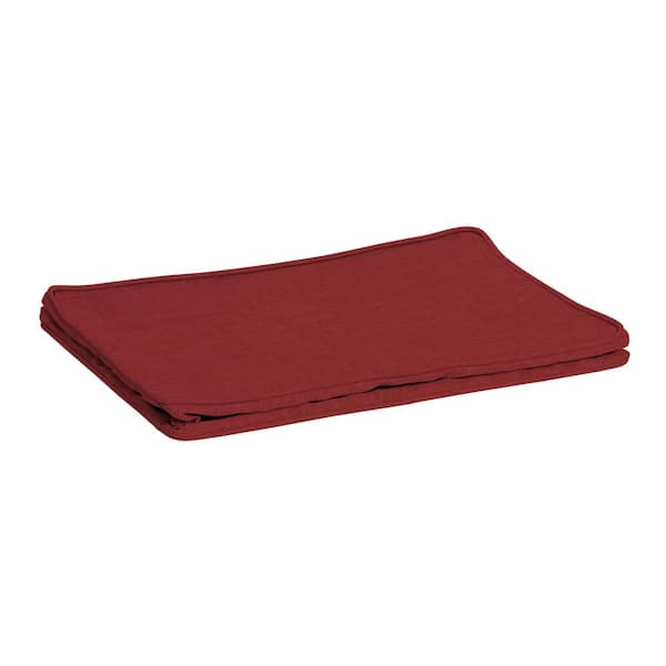 ARDEN SELECTIONS ProFoam 19 in. x 24 in. Outdoor Plush Deep Seat Back Cover, Ruby Red Leala
