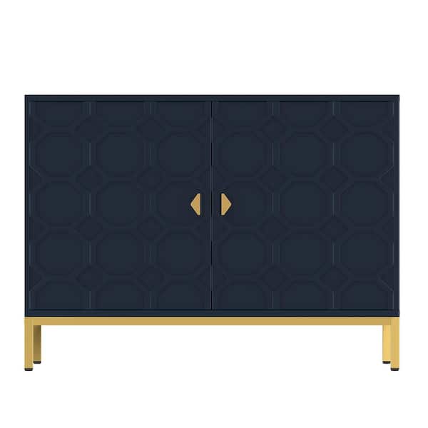 Clihome Indoor Wood Top Accent Cabinet with 2-Door