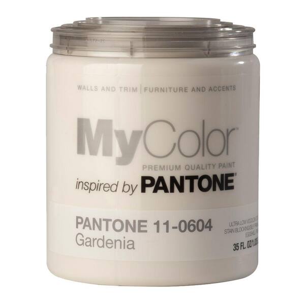 MyColor inspired by PANTONE 11-0604 35 oz. Eggshell Gardenia Pantone Self Priming Paint-DISCONTINUED