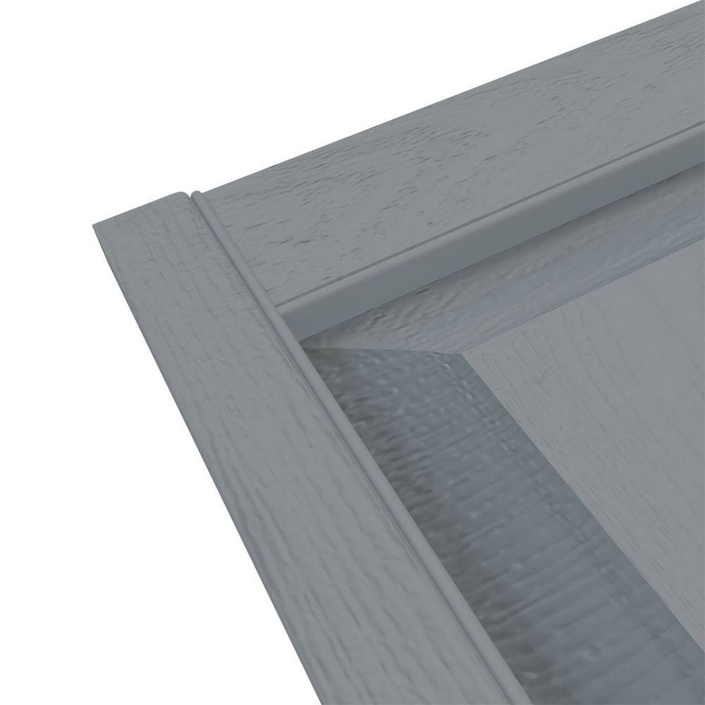Platinum Raised Panel Decorative Vinyl Shutters, 12"W x 59"H