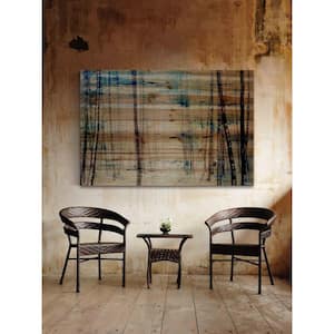 12 in. H x 18 in. W "Splash of Blue Sky" by Parvez Taj Printed Natural Pine Wood Wall Art