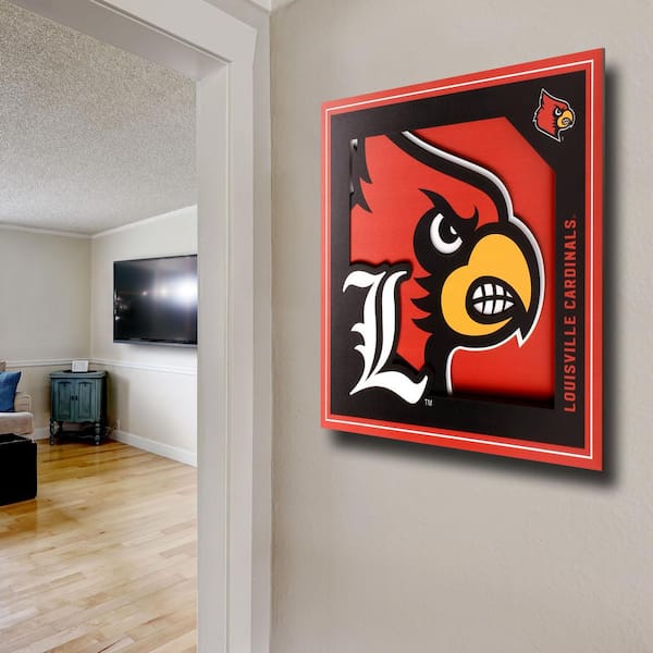 Louisville Cardinals 20'' x 20'' Retro Logo Circle Sign