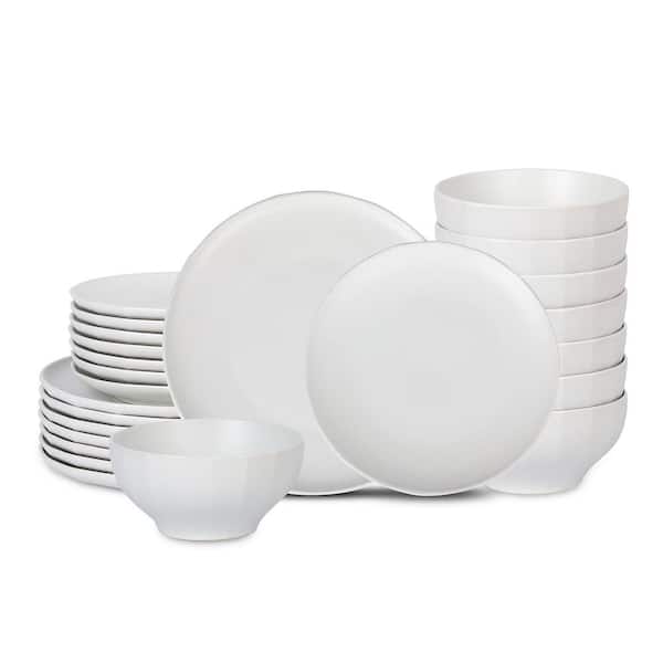 STONE LAIN Rio 24-Piece Beige Stoneware Full Set (Service for 8)