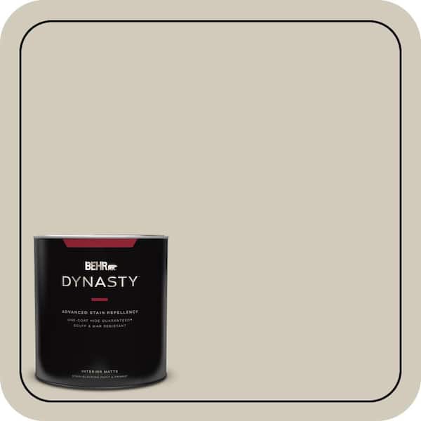 BEHR DYNASTY 1 Qt. #MQ6-31 Shoreline Haze One-Coat Hide Matte Interior Stain-Blocking Paint & Primer