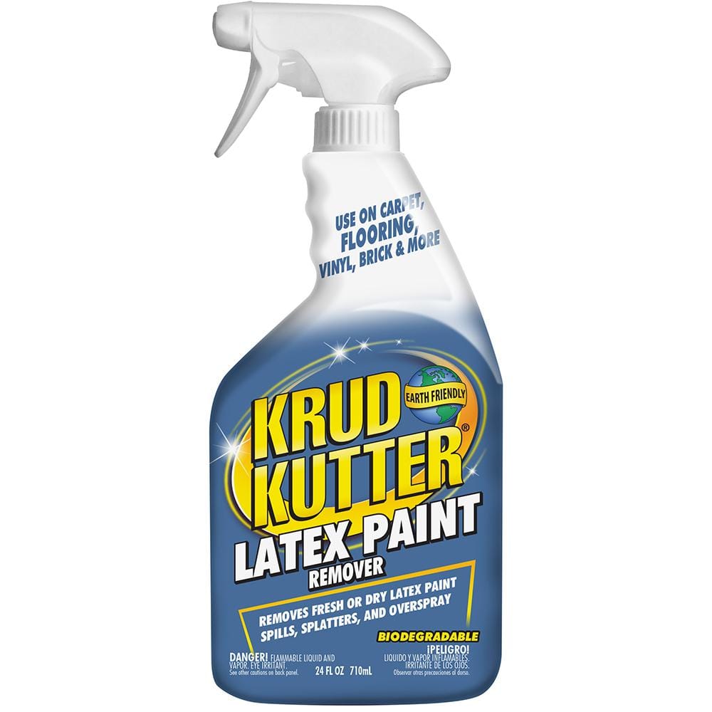 Krud Kutter 24 Oz Latex Paint Remover, Remove Dried Latex Paint From Hardwood Floor