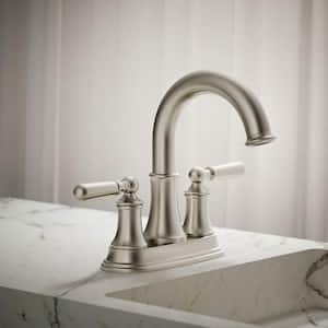 Capilano 4 in. Centerset 2-Handle Bathroom Faucet in Vibrant Brushed Nickel