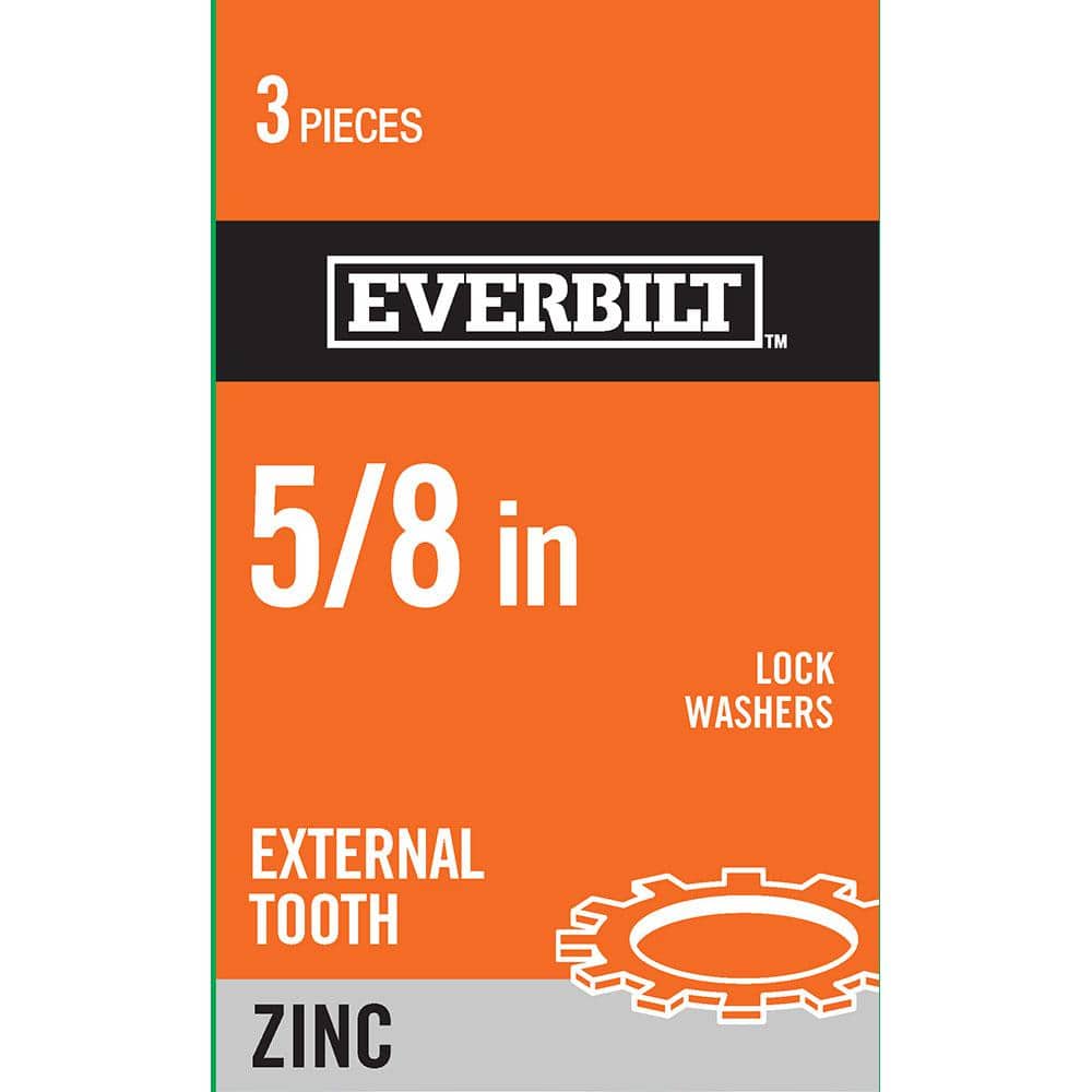 5/8 in. Zinc-Plated External Tooth Lock Washer (3 Per Pack) price history on PriceWatchPro