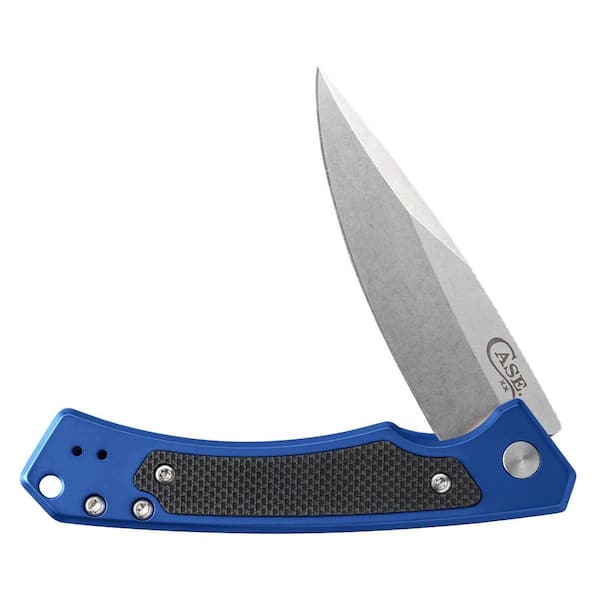 Anodized Aluminum Blue Marilla Pocket Knife