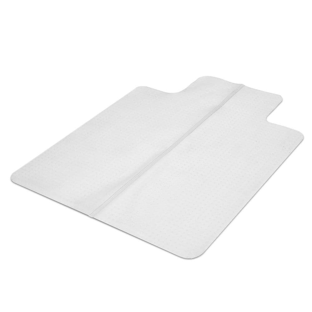 36 in. x 48 in. Clear Double-Fold Indoor Studded PVC Frosted Floor Mat Chair Mat price history on PriceWatchPro