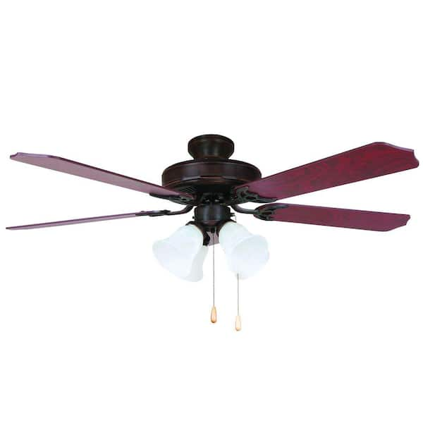 Yosemite Home Decor Westfield 52 in. Oil Rubbed Bronze Ceiling Fan with 4-Light