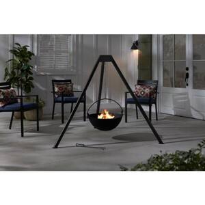 Pleasant Hearth Stratford 22 in. x 43 in. Rectangle Steel Wood Firehouse in  Rubbed Bronze with Wood Grate OFW577HC - The Home Depot