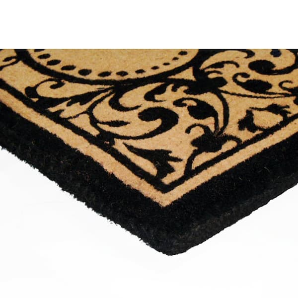 A1 Home Collections A1HC Border Beige 24 in. x 39 in. Rubber and Coir  Heavy-Duty Outdoor Entrance Durable Monogrammed G Door Mat A1HOME200164-G -  The Home Depot