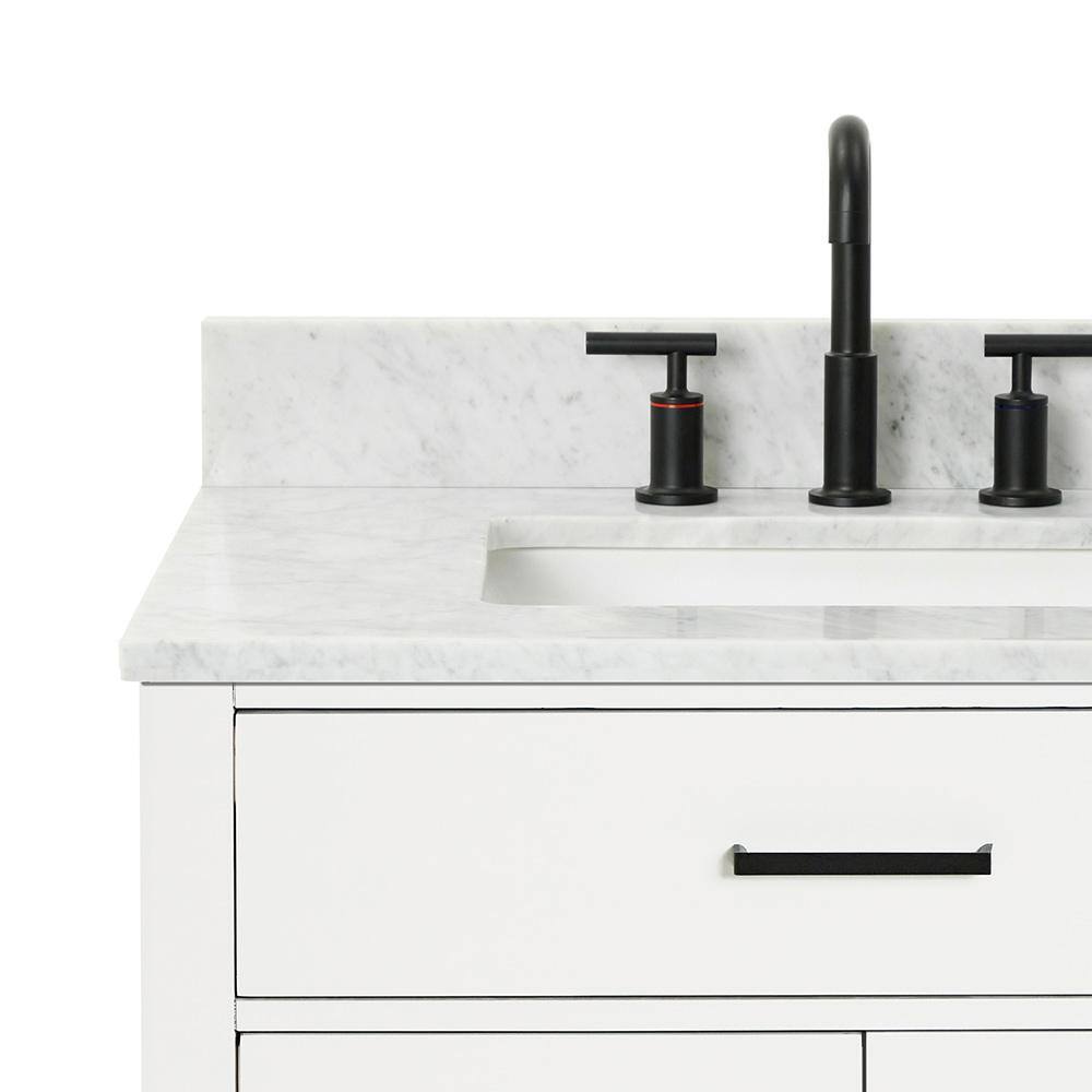 Hepburn 31" White Freestanding Single Basin Vanity Set