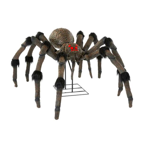 Home Accents Holiday 17 in Black Skeleton Spider with LED Illuminated Eyes 
