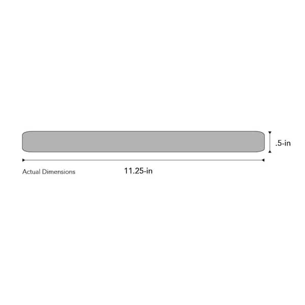 Deckorators - Venture 1 in. x 12 in. x 12 ft. Saltwater Gray Composite Decking Fascia Board