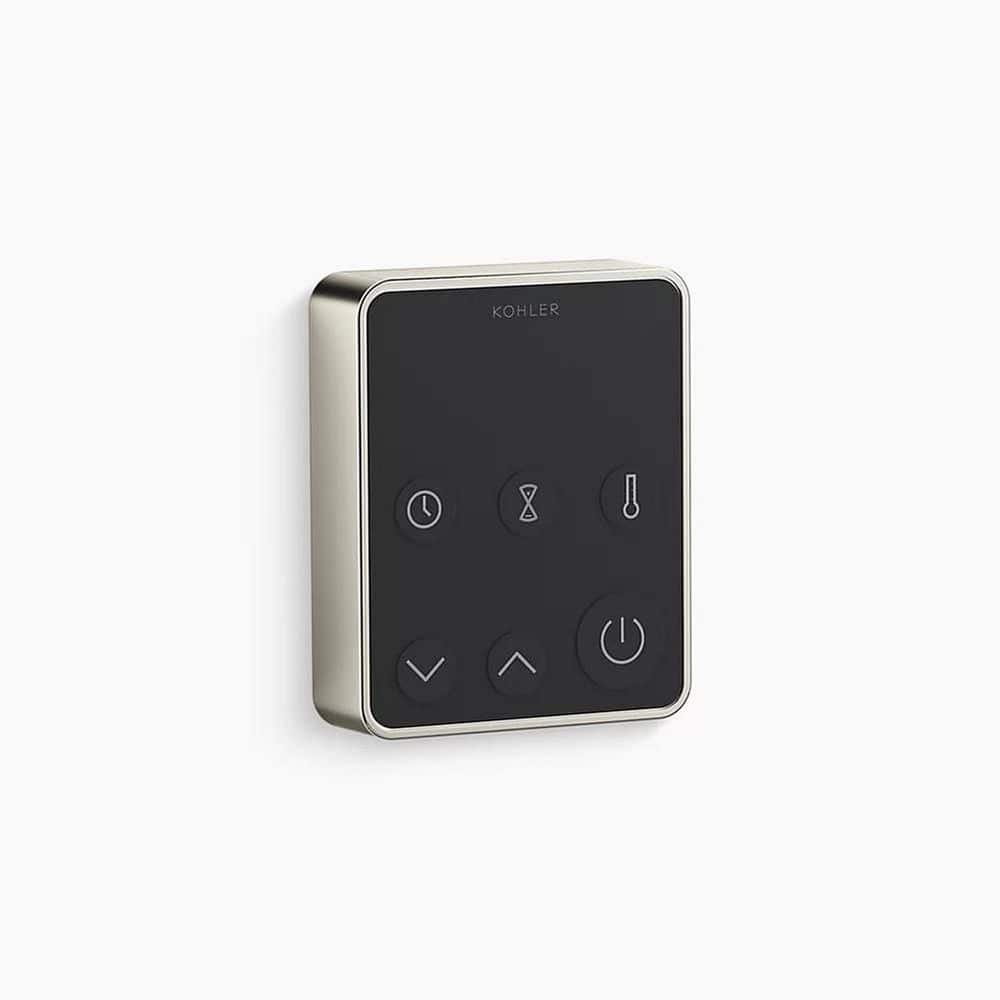 Invigoration Series Steam Generator Control Kit with Adjustable Temperature Setting in Vibrant Polished Nickel
