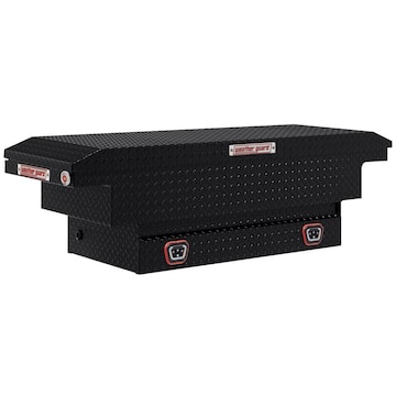 62.5 in. Gloss Black Aluminum Compact Low Profile Crossover Truck Tool Box