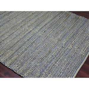 Naturals 3 ft. X 5 ft. Navy Blue Solid Color Area Rug