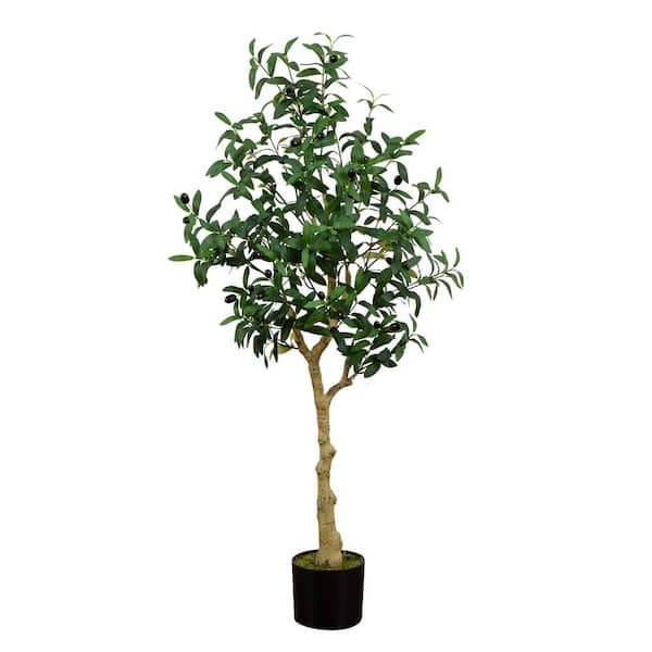 Nearly Natural 4 Ft. Artificial Olive Tree T4691 - The Home Depot