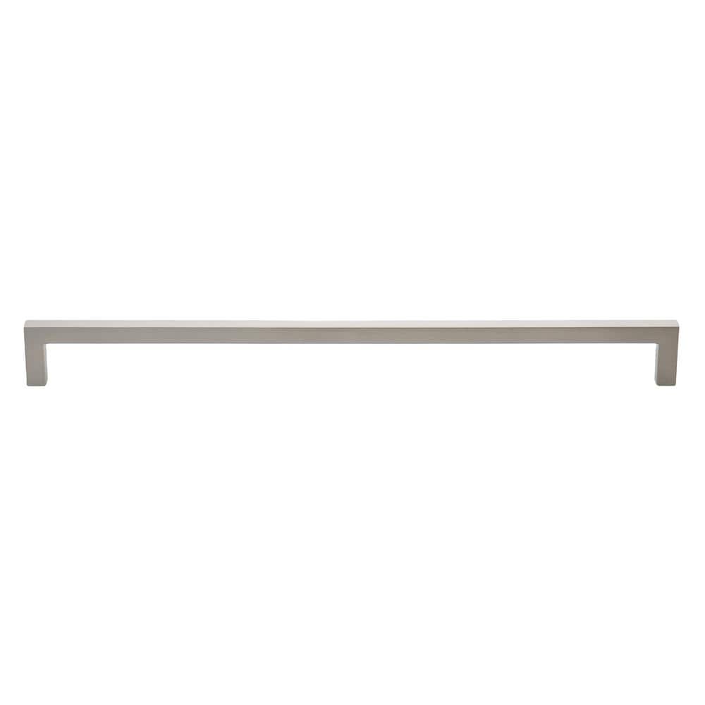 12-5/8 in. (320mm) Center-to Center Satin Nickel Solid Square Slim Cabinet Drawer Bar Pulls (10 Pack ) price history on PriceWatchPro