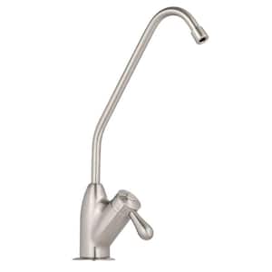 Designer Single-Handle Water Dispenser Faucet with Air Gap in Brushed Nickel for Reverse Osmosis System