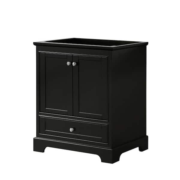 Deborah 29.25 in. Single Bathroom Vanity Cabinet Only in Dark Espresso