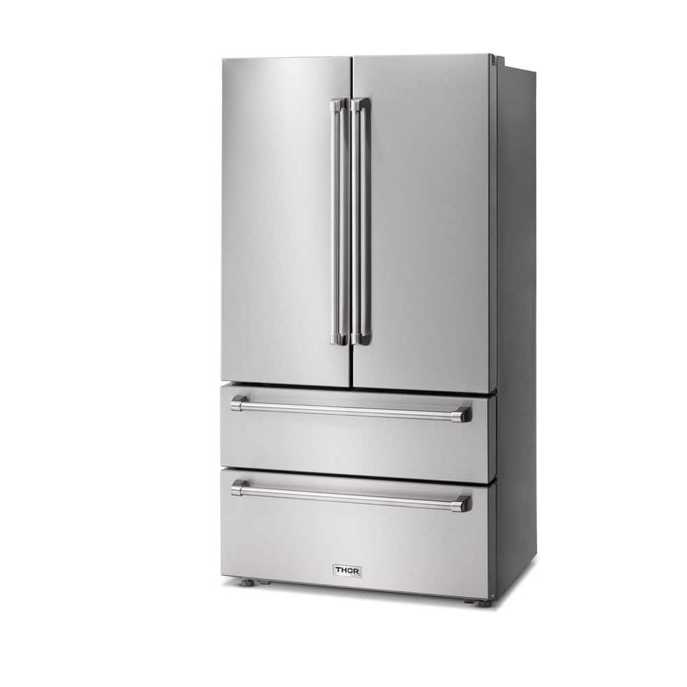 Thor 36" Stainless Steel French Door Refrigerator with Ice Maker