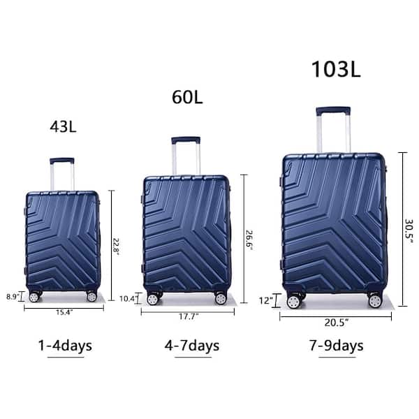 double sided suitcase