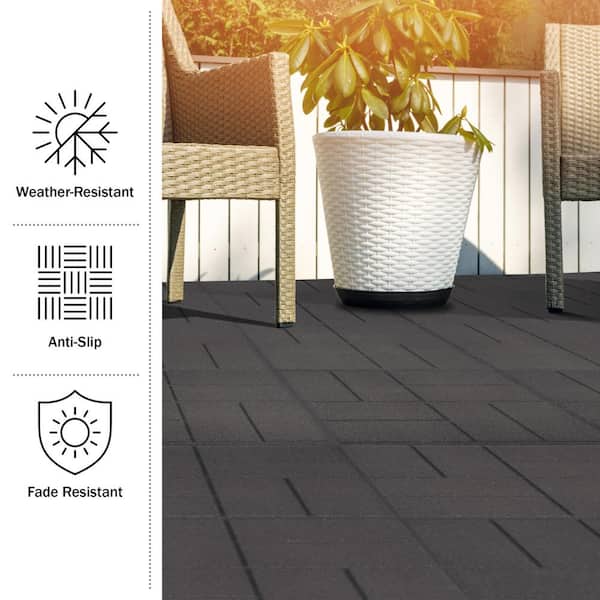 ꙳★*゜♻️ PATIO ꙳★*゜ Have a question about Pure Garden 5.33 ft. x 5.33 ft. Rubber