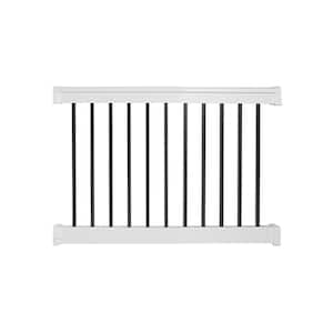 Vilano 3 ft. H x 4 ft. W Vinyl White Railing Kit