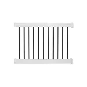 Vilano 3 ft. H x 4 ft. W Vinyl White Railing Kit