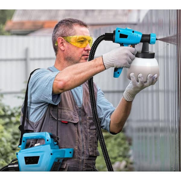 800W Electric Paint Sprayer, 1300ML Detachable Container, 3 Nozzle
