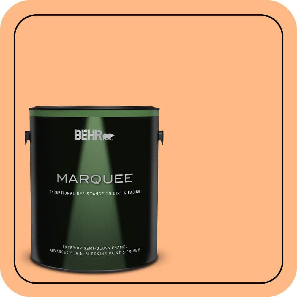 1 gal. #250B-4 Coral Gold Semi-Gloss Enamel Exterior Paint & Primer product image for price tracking