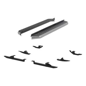 AeroTread 5 x 67-Inch Polished Stainless SUV Running Boards, Select Jeep Compass, Patriot