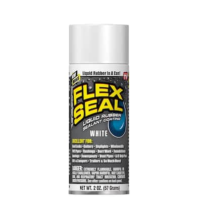 Flex Seal White Mini Aerosol Rubber Sealant Coating