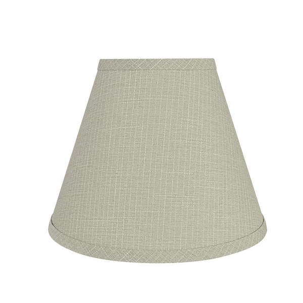10 in. x 8 in. Grey Hardback Empire Lamp Shade