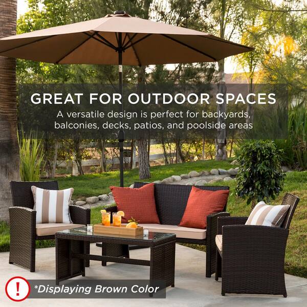 best choice 4 piece patio set