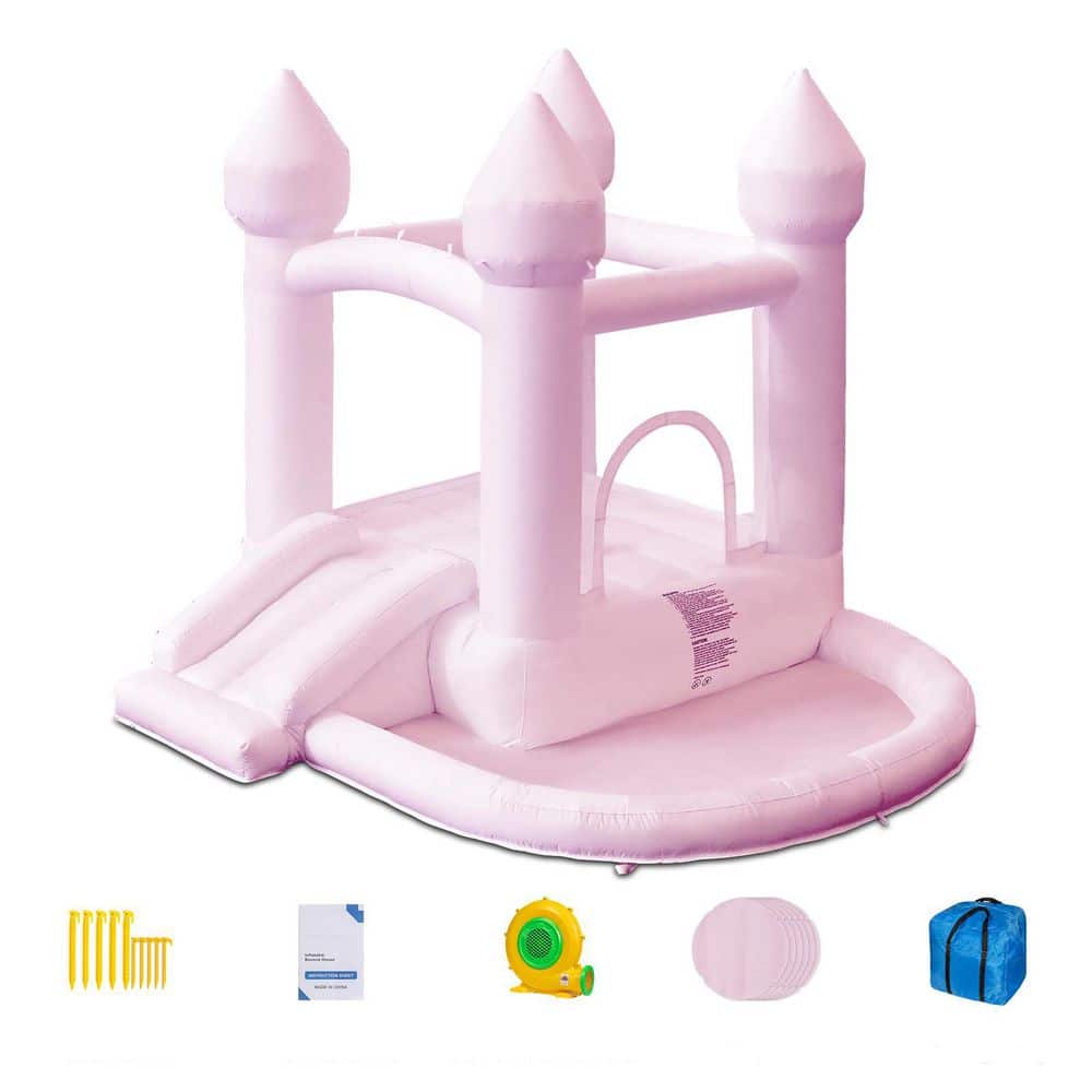 Inflatable Bounce House with Blower 9.2x8.2x7.4ft White Ball Pit for Indoor Outdoor Play price history on PriceWatchPro