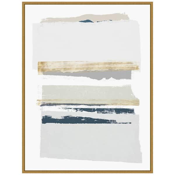 Amanti Art "Boulevard I" by PI Studio 1-Piece Floater Frame Canvas Transfer Abstract Art Print 30 in. x 23 in.