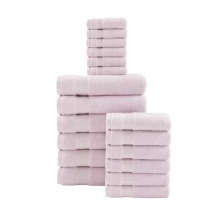 HygroCotton Wisteria Purple 18-Piece Bath Towel Set