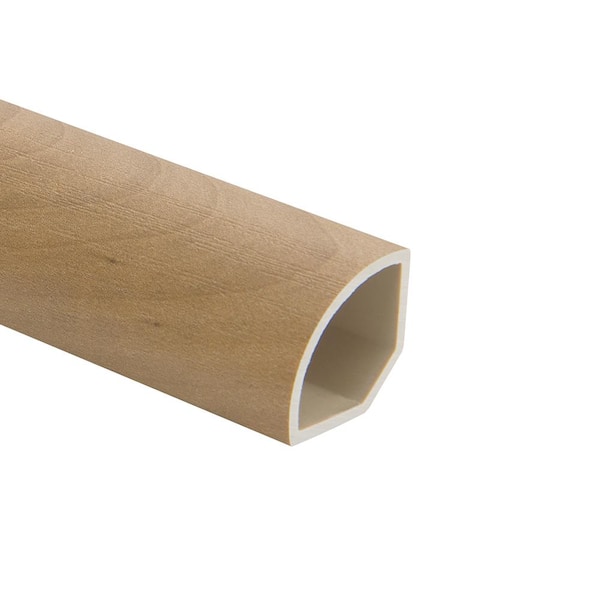 Malibu Wide Plank Maple Alta Park 0.59 in. Thickness X 1.023 in. Width X 94.48 in. Length Quarter Round Molding