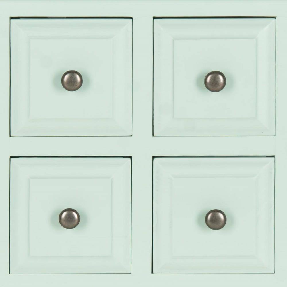 Aqua Smoke Transitional 46'' Oak Sideboard with Storage
